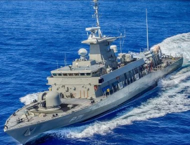Η ΤΠΚ «Δανιόλος» με βλήματα Exocet στο νησί της Ρω περιφρουρεί τα Εθνικά Χωρικά Ύδατα